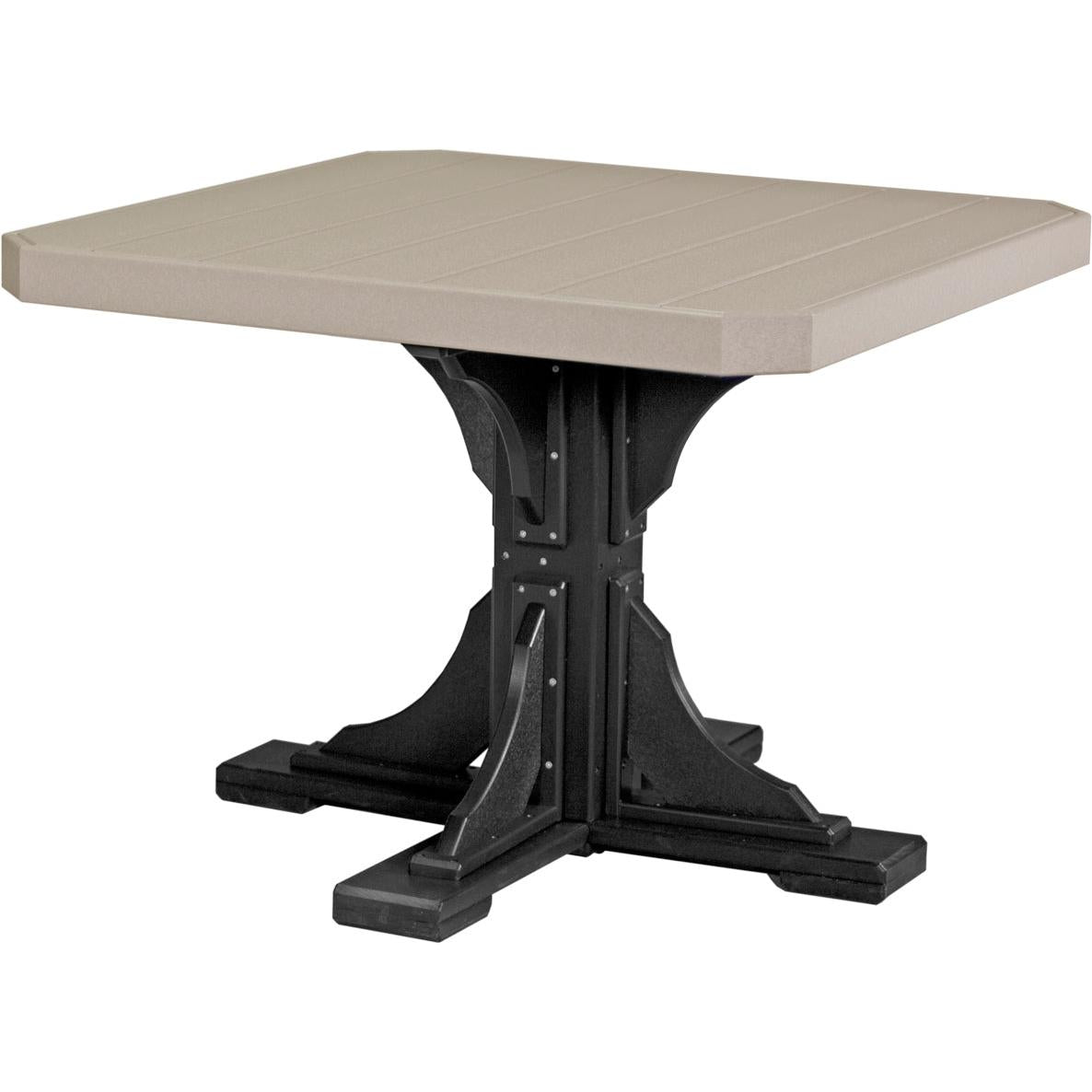 LuxCraft 41-Inch Square Dining Height Outdoor Table