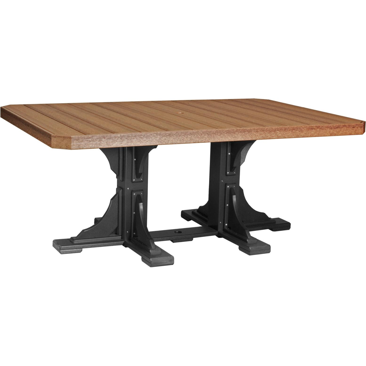 LuxCraft 4' x 6' Rectangular Dining Table Poly Outdoor