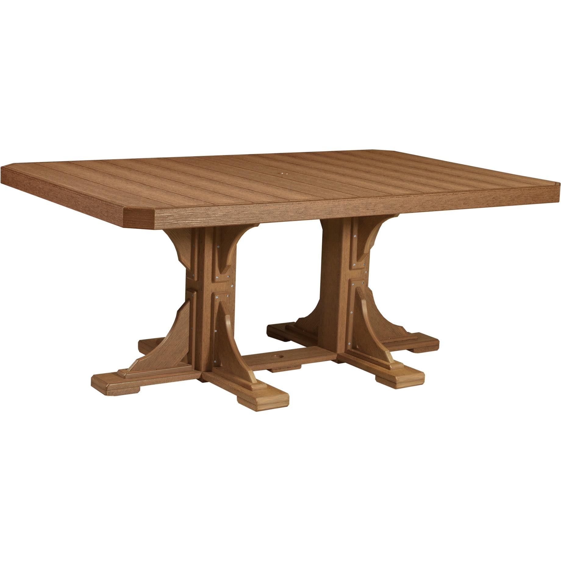 LuxCraft 4' x 6' Rectangular Dining Table Poly Outdoor
