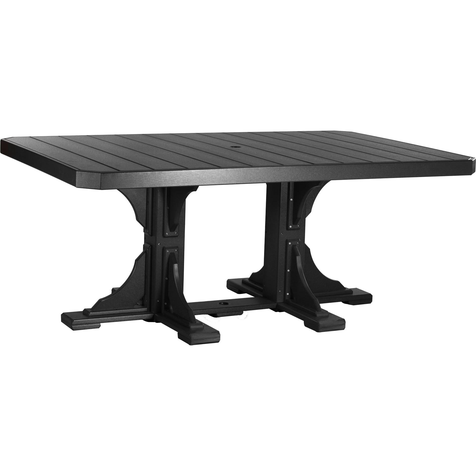 LuxCraft 4' x 6' Rectangular Dining Table Poly Outdoor