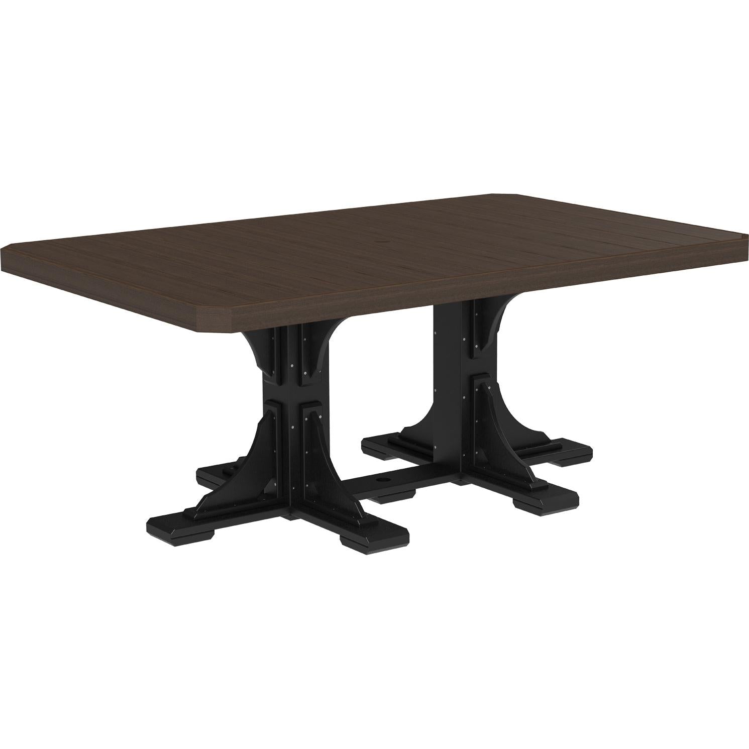LuxCraft 4' x 6' Rectangular Dining Table Poly Outdoor
