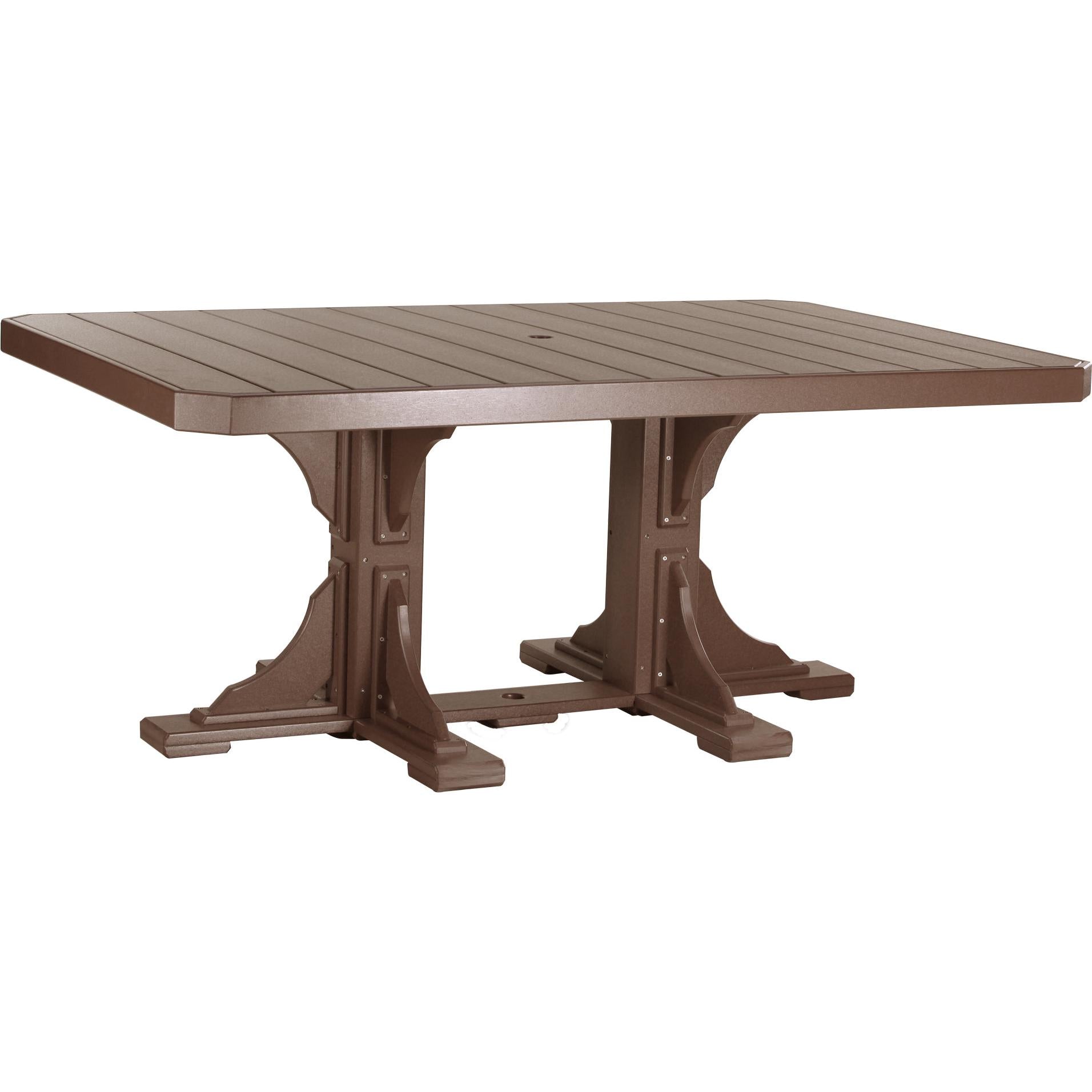 LuxCraft 4' x 6' Rectangular Dining Table Poly Outdoor