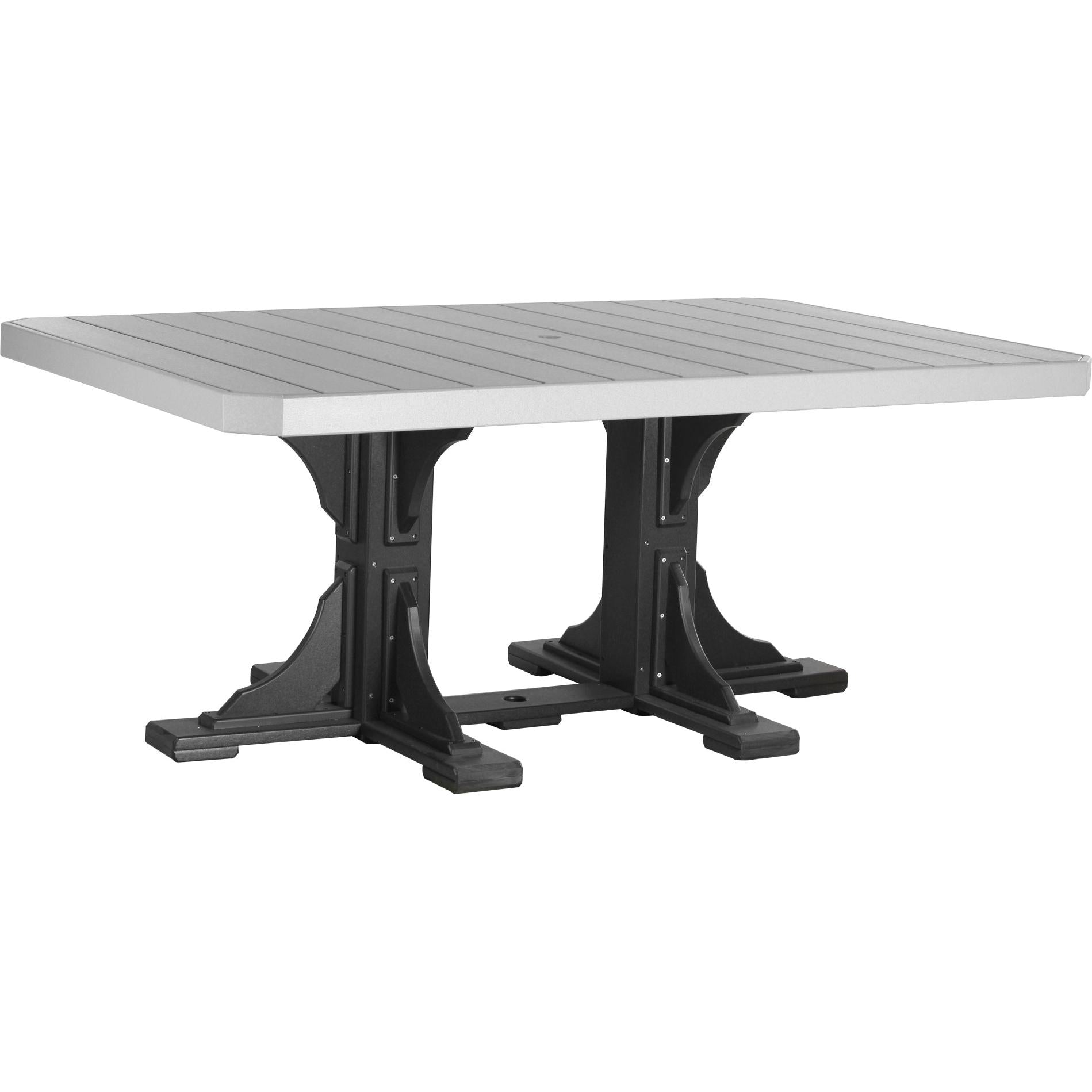LuxCraft 4' x 6' Rectangular Dining Table Poly Outdoor