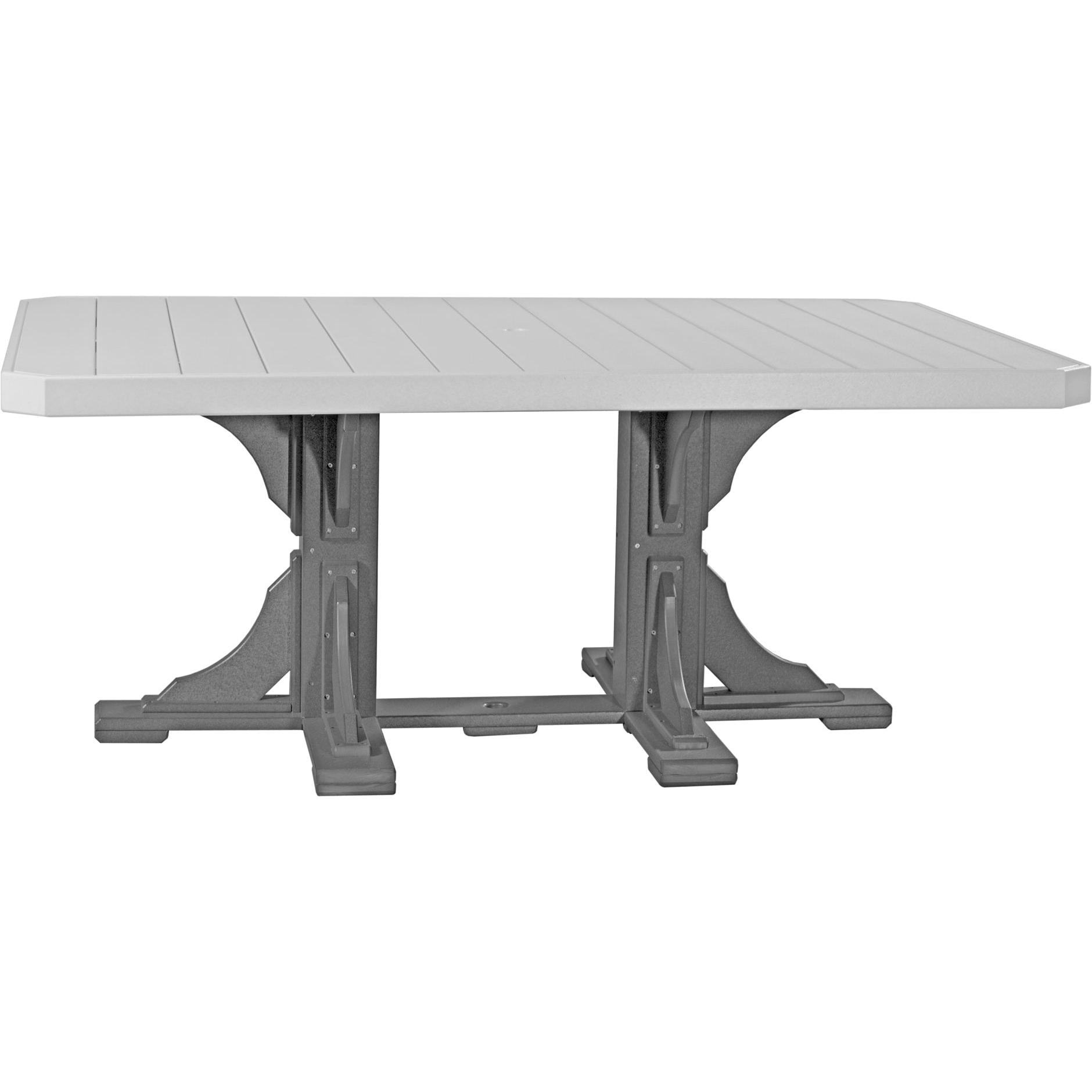 LuxCraft 4' x 6' Rectangular Dining Table Poly Outdoor