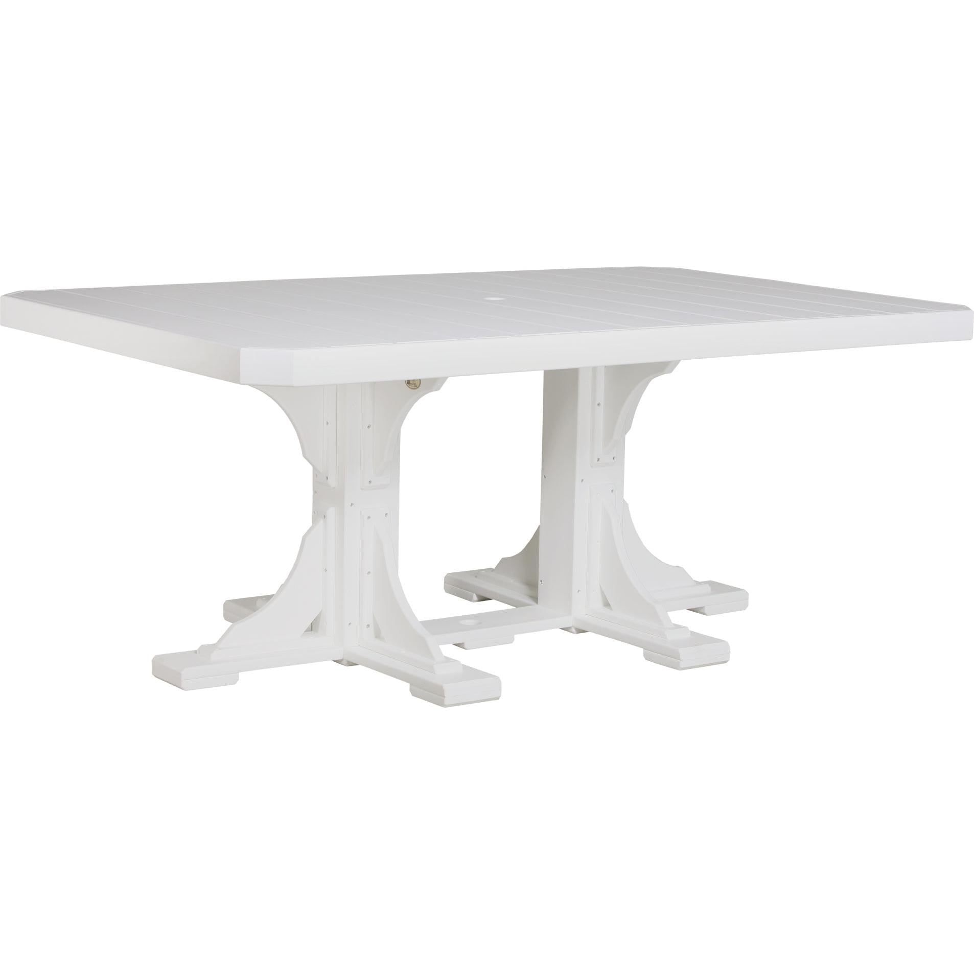 LuxCraft 4' x 6' Rectangular Dining Table Poly Outdoor