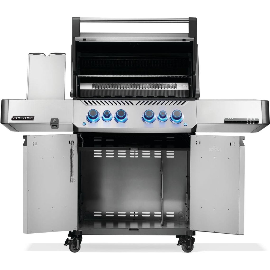 Napoleon Prestige 500 RSIB Natural Gas Grill with Infrared Side and Rear Burner P500VRSIBNSS