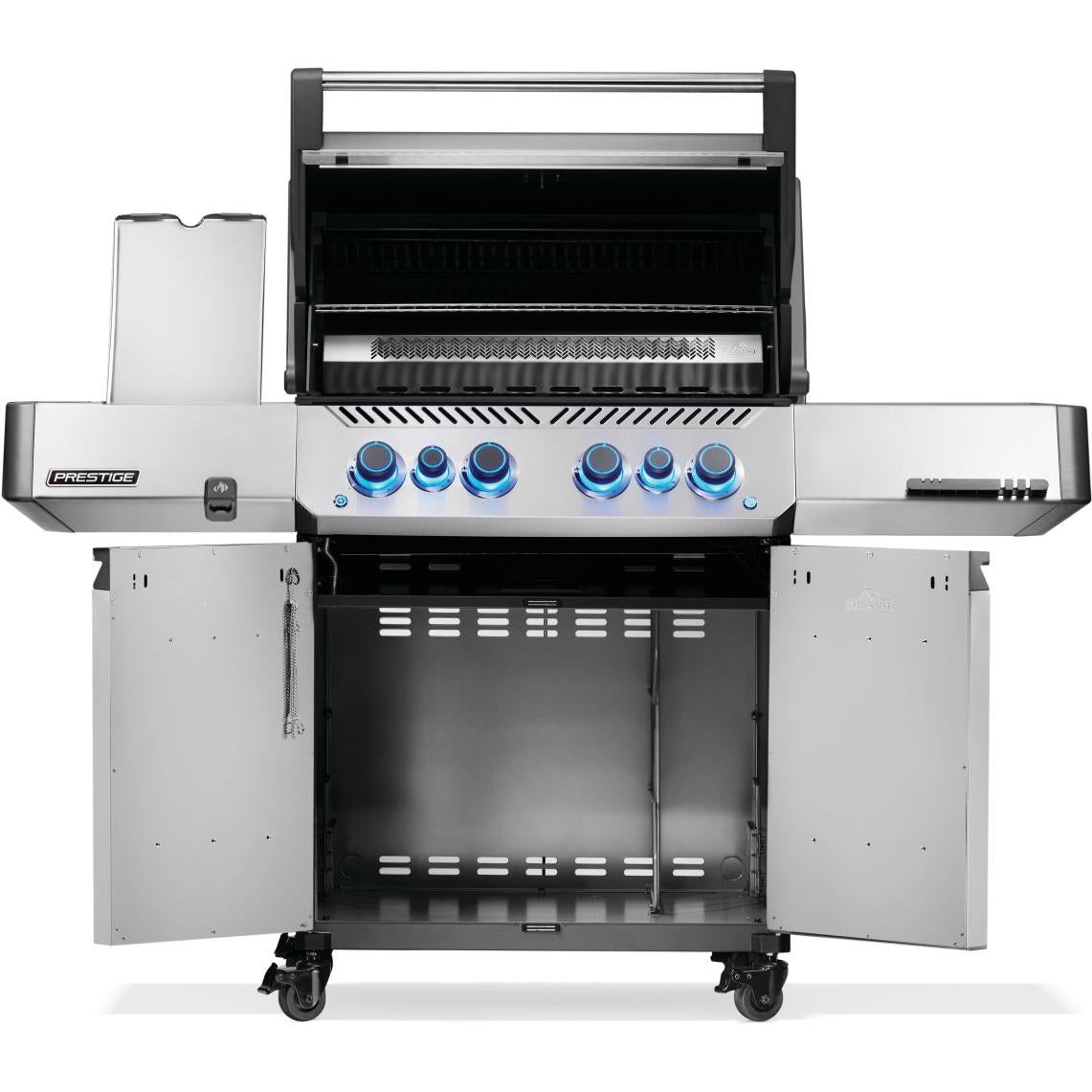 Napoleon Prestige 500 RSIB Natural Gas Grill with Infrared Side and Rear Burner P500VRSIBNSS