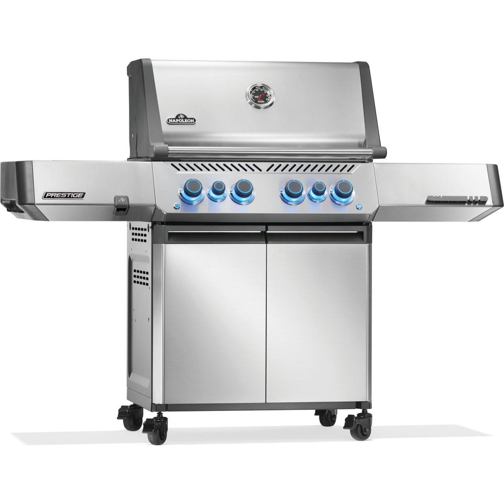Napoleon Prestige 500 RSIB Natural Gas Grill with Infrared Side and Rear Burner P500VRSIBNSS