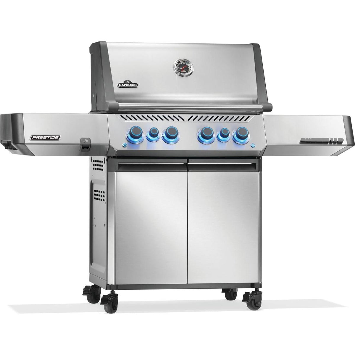 Napoleon Prestige 500 RSIB Natural Gas Grill with Infrared Side and Rear Burner P500VRSIBNSS