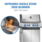 Napoleon Prestige 500 RSIB Natural Gas Grill with Infrared Side and Rear Burner P500VRSIBNSS