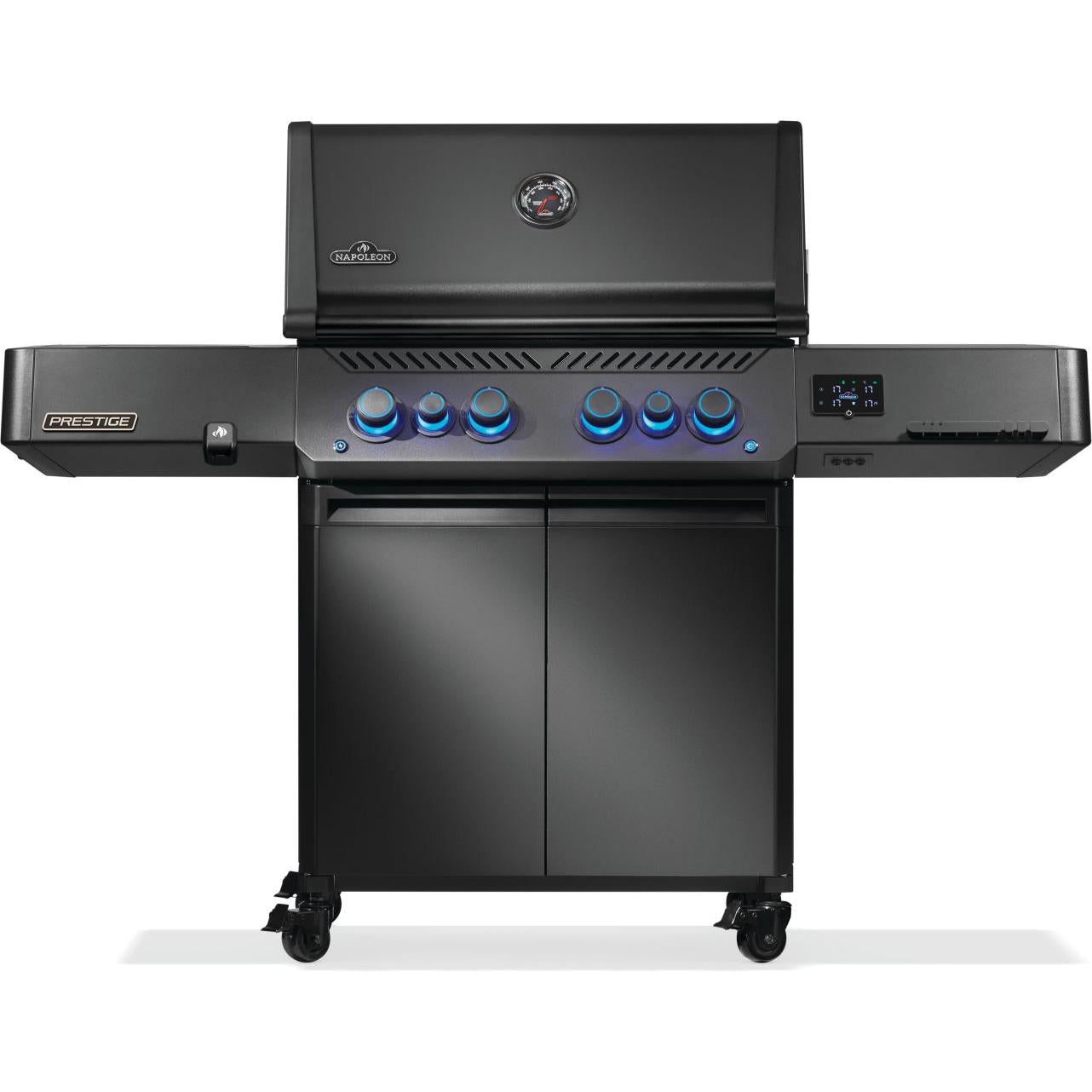 Napoleon Phantom Prestige 500 Connected Natural Gas Grill with Infrared Side and Rear Burner P500VXRSIBNK-PHM