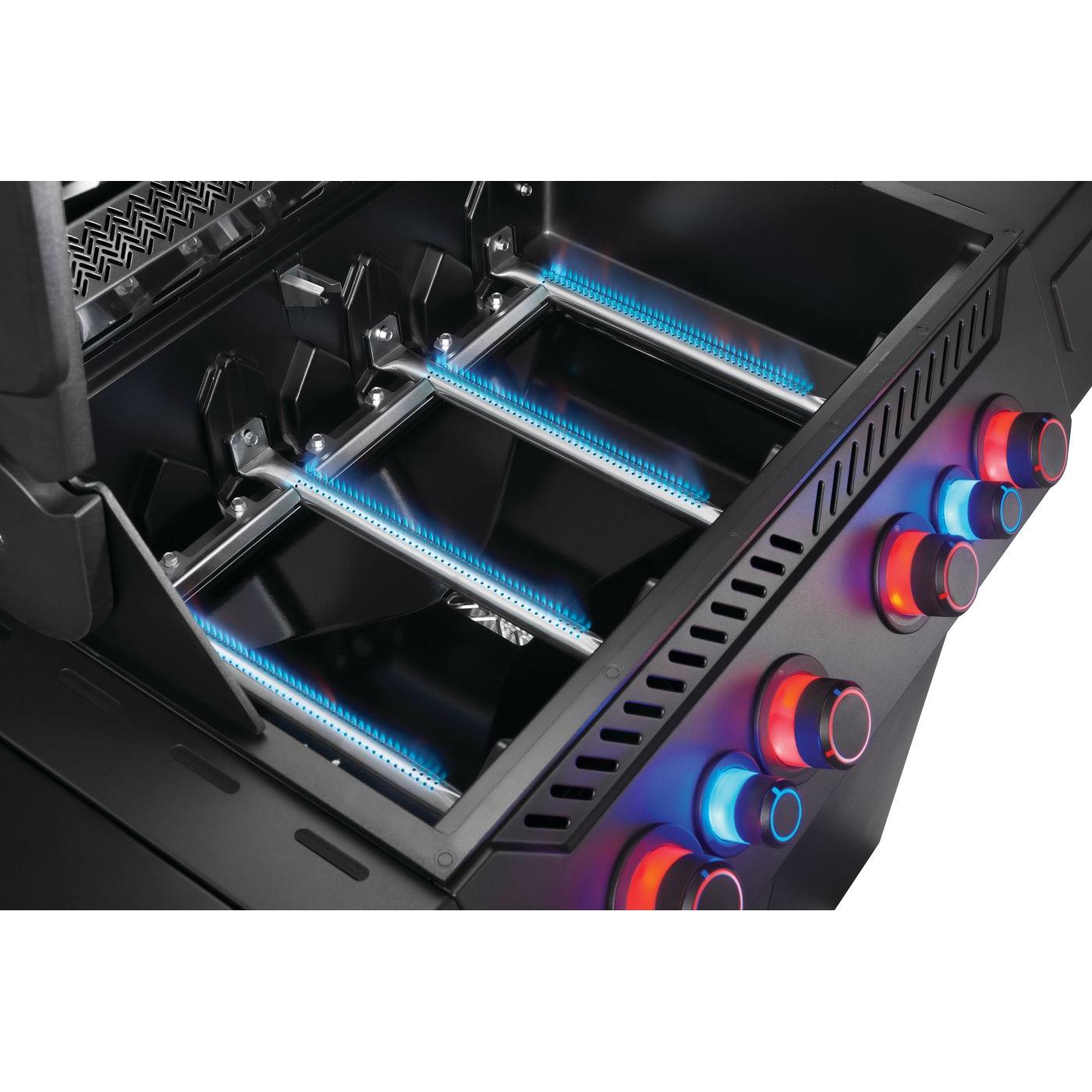 Napoleon Phantom Prestige 500 Connected Natural Gas Grill with Infrared Side and Rear Burner P500VXRSIBNK-PHM