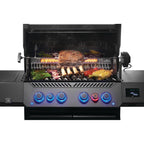 Napoleon Phantom Prestige 500 Connected Natural Gas Grill with Infrared Side and Rear Burner P500VXRSIBNK-PHM