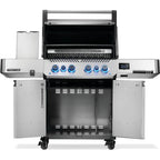 Napoleon Prestige 500 Connected Natural Gas Grill with Infrared Side and Rear Burner P500VXRSIBNSS