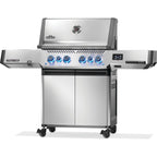 Napoleon Prestige 500 Connected Natural Gas Grill with Infrared Side and Rear Burner P500VXRSIBNSS