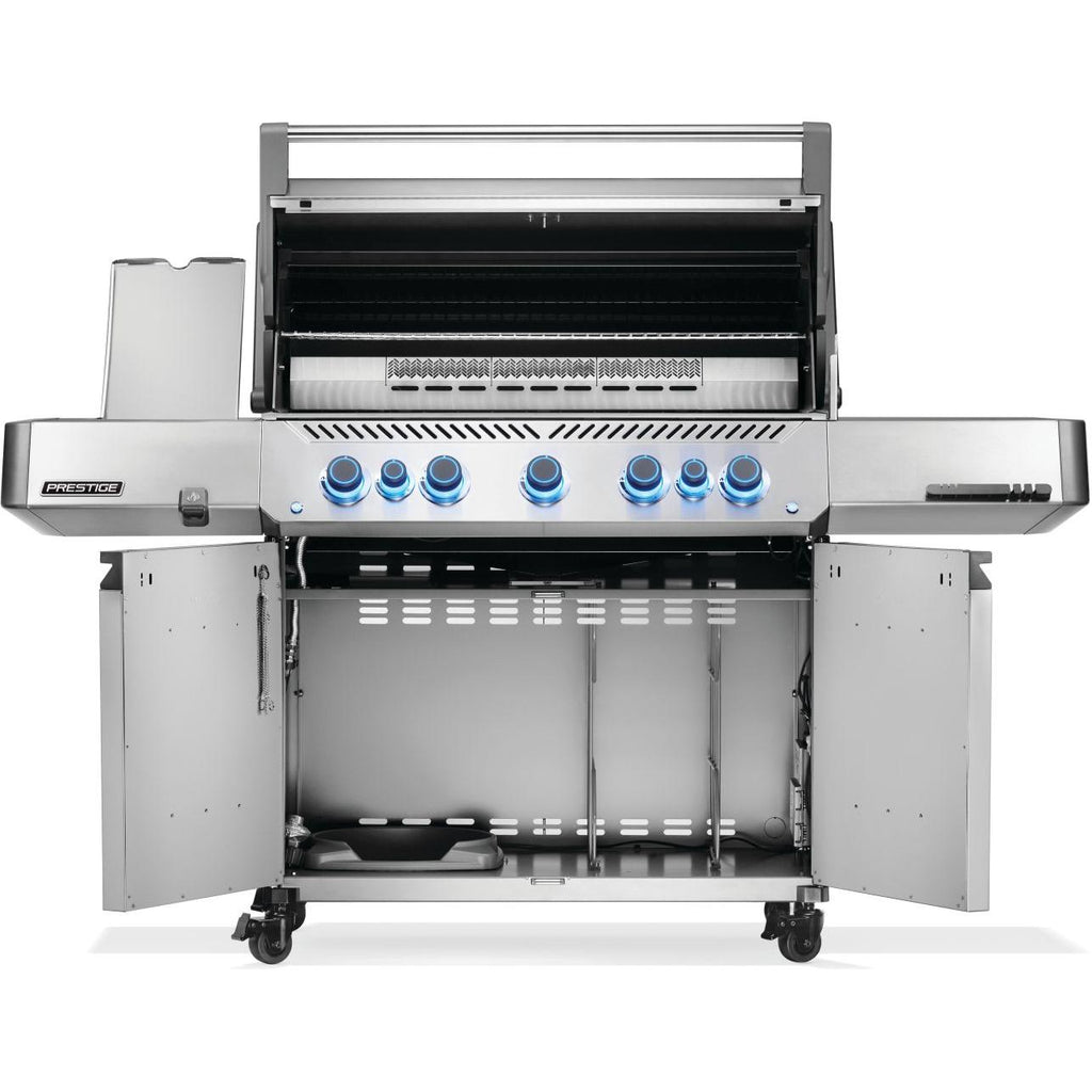 Napoleon Prestige 665 Connected Natural Gas Grill with Infrared Side and Rear Burner P665VRSIBNSS