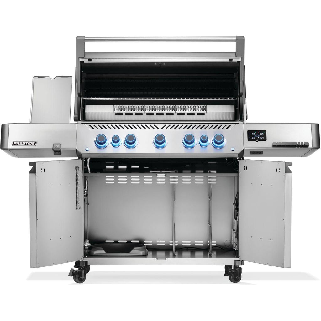 Napoleon Prestige 665 Connected Natural Gas Grill with Infrared Side and Rear Burner P665VXRSIBNSS