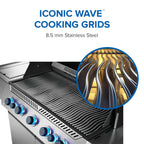 Napoleon Prestige 665 Connected Natural Gas Grill with Infrared Side and Rear Burner P665VXRSIBNSS
