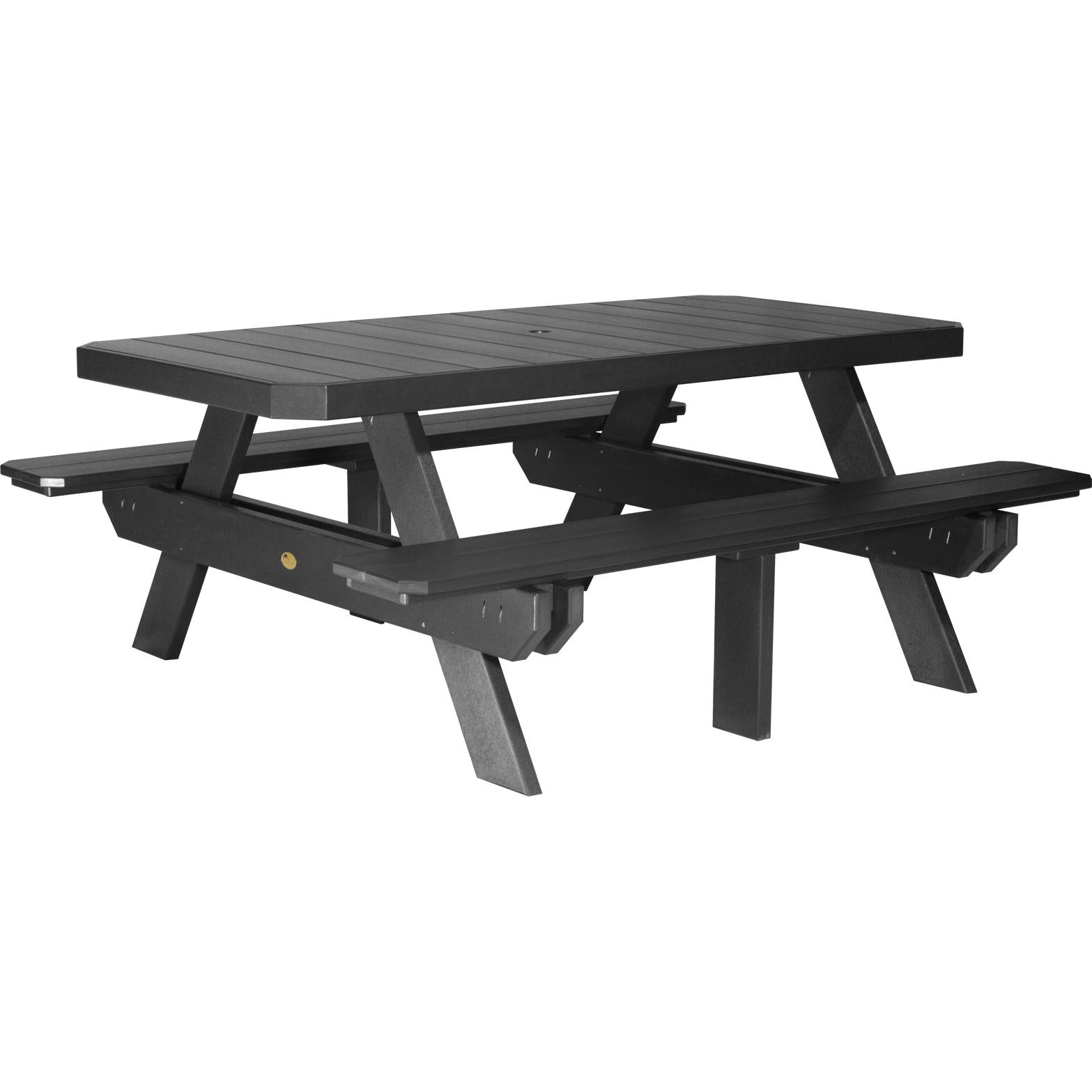 LuxCraft 6' Rectangular Picnic Table
