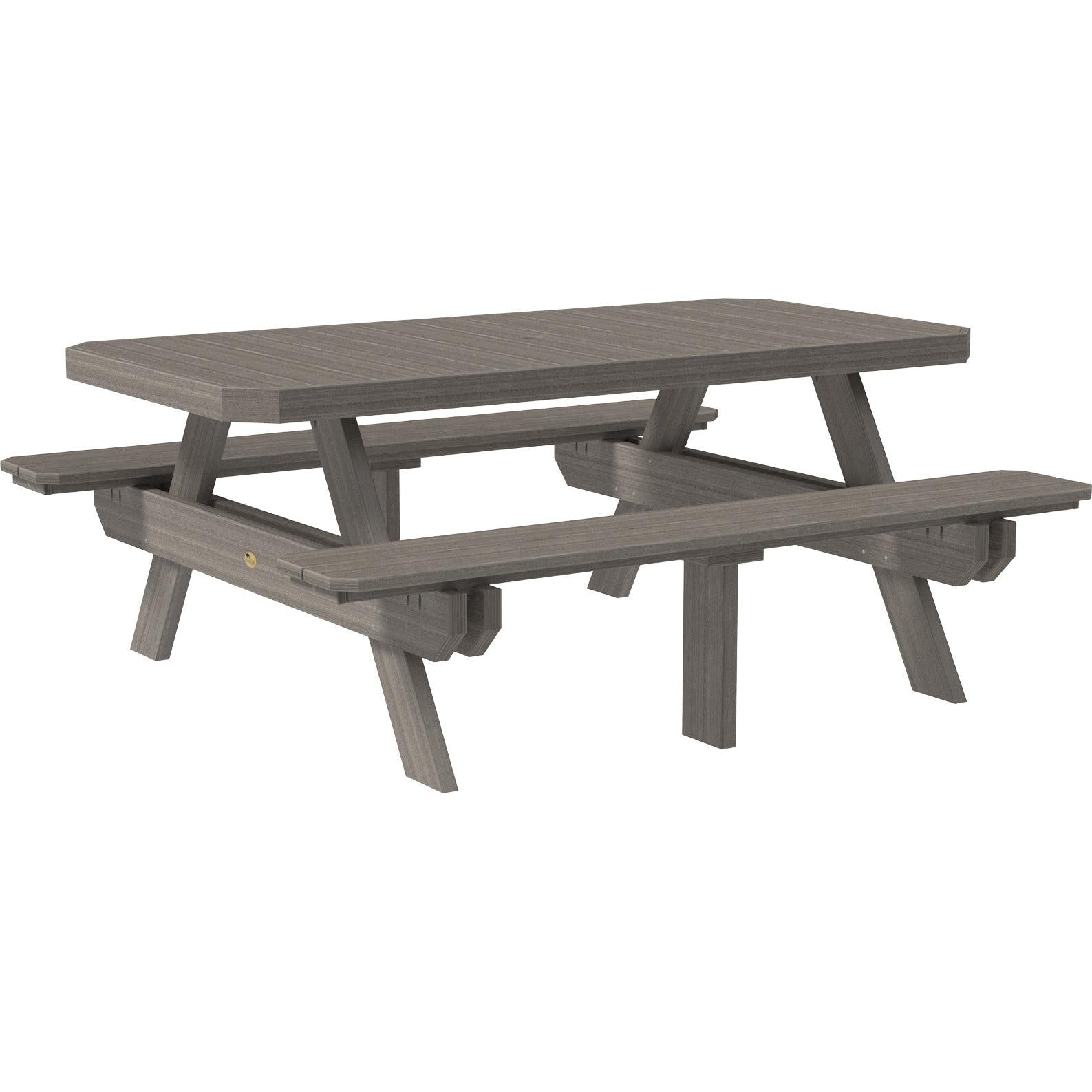 LuxCraft 6' Rectangular Picnic Table