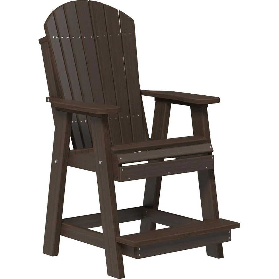 LuxCraft Adirondack Balcony Chair 34 x 30 x 49 in
