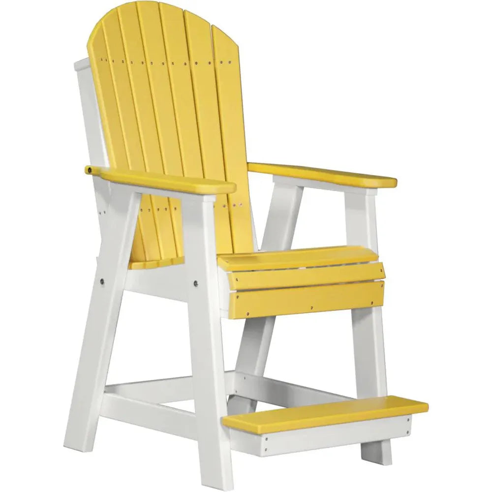 LuxCraft Adirondack Balcony Chair 34 x 30 x 49 in