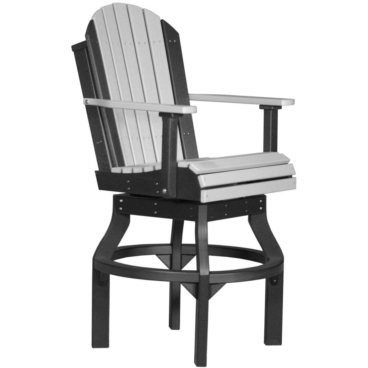 LuxCraft Adirondack Swivel Bar Height Chair