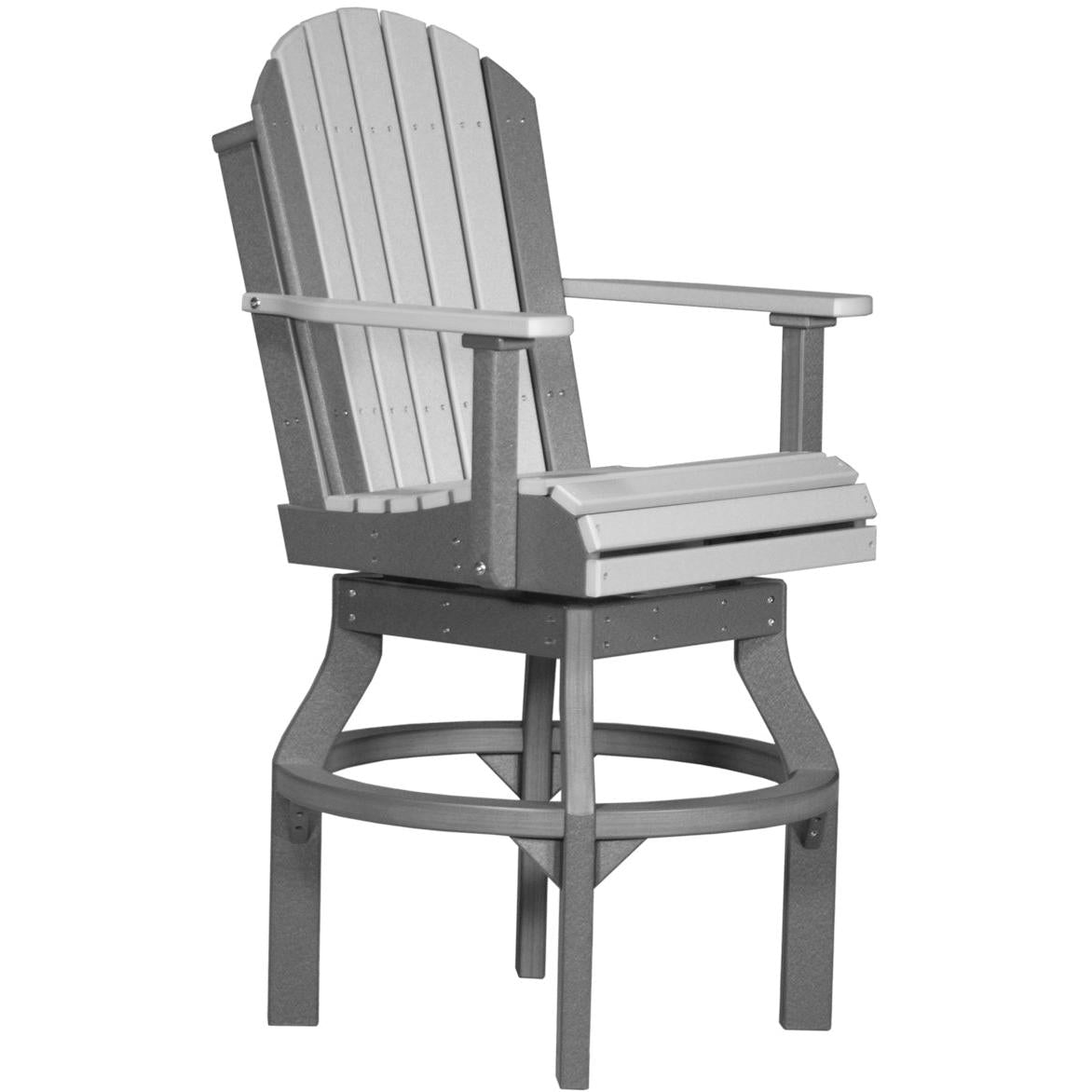 LuxCraft Adirondack Swivel Bar Height Chair