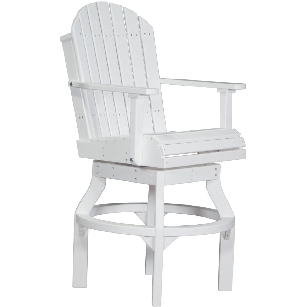 LuxCraft Adirondack Swivel Bar Height Chair