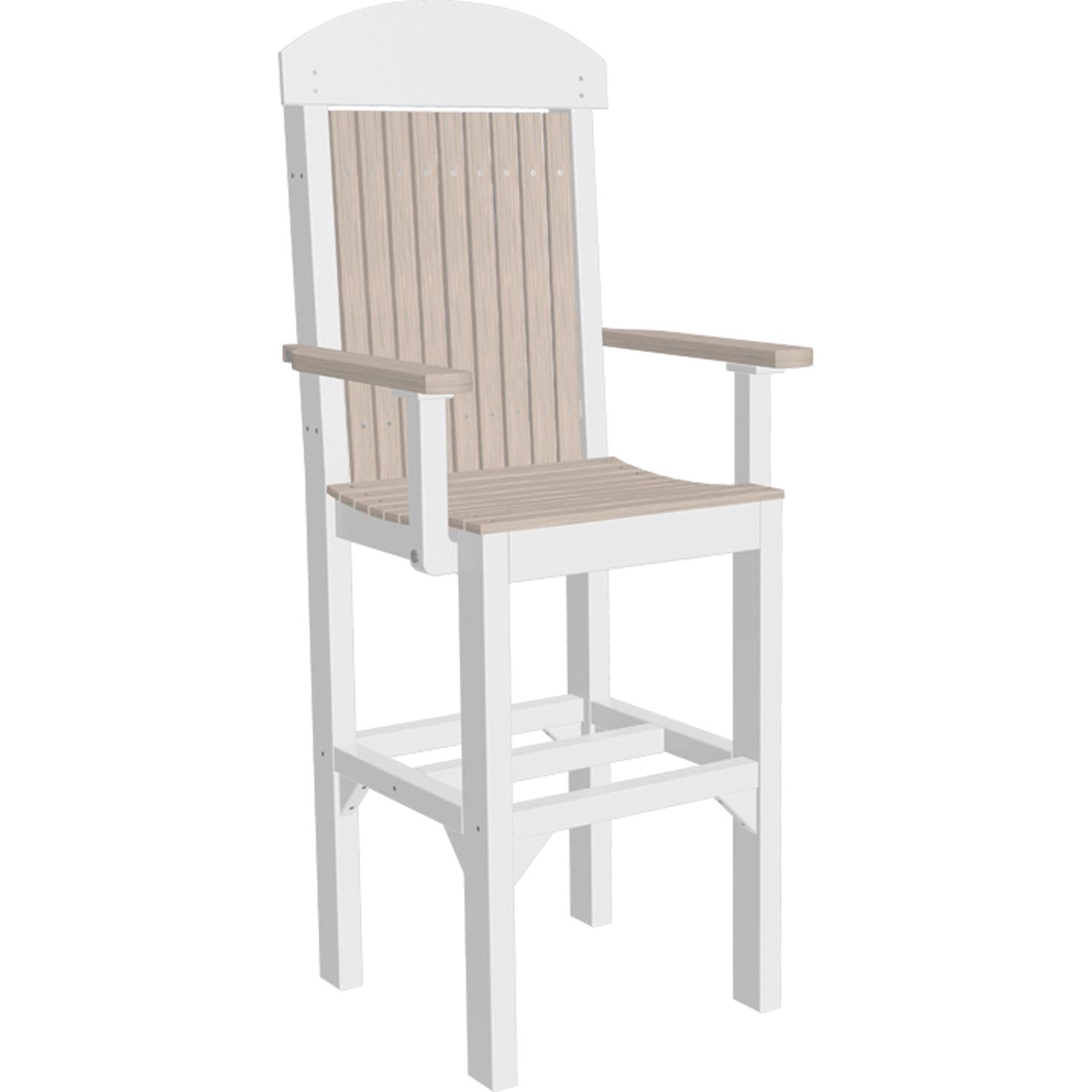 LuxCraft Classic Bar Height Arm Chair