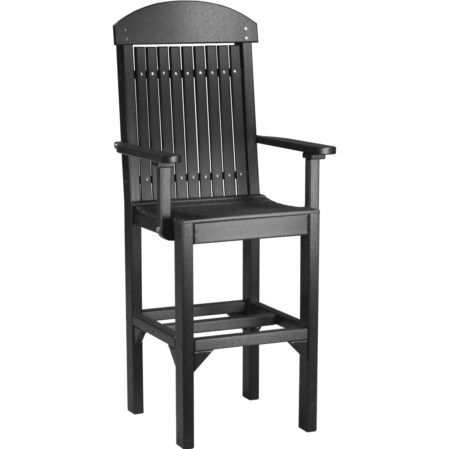 LuxCraft Classic Bar Height Arm Chair