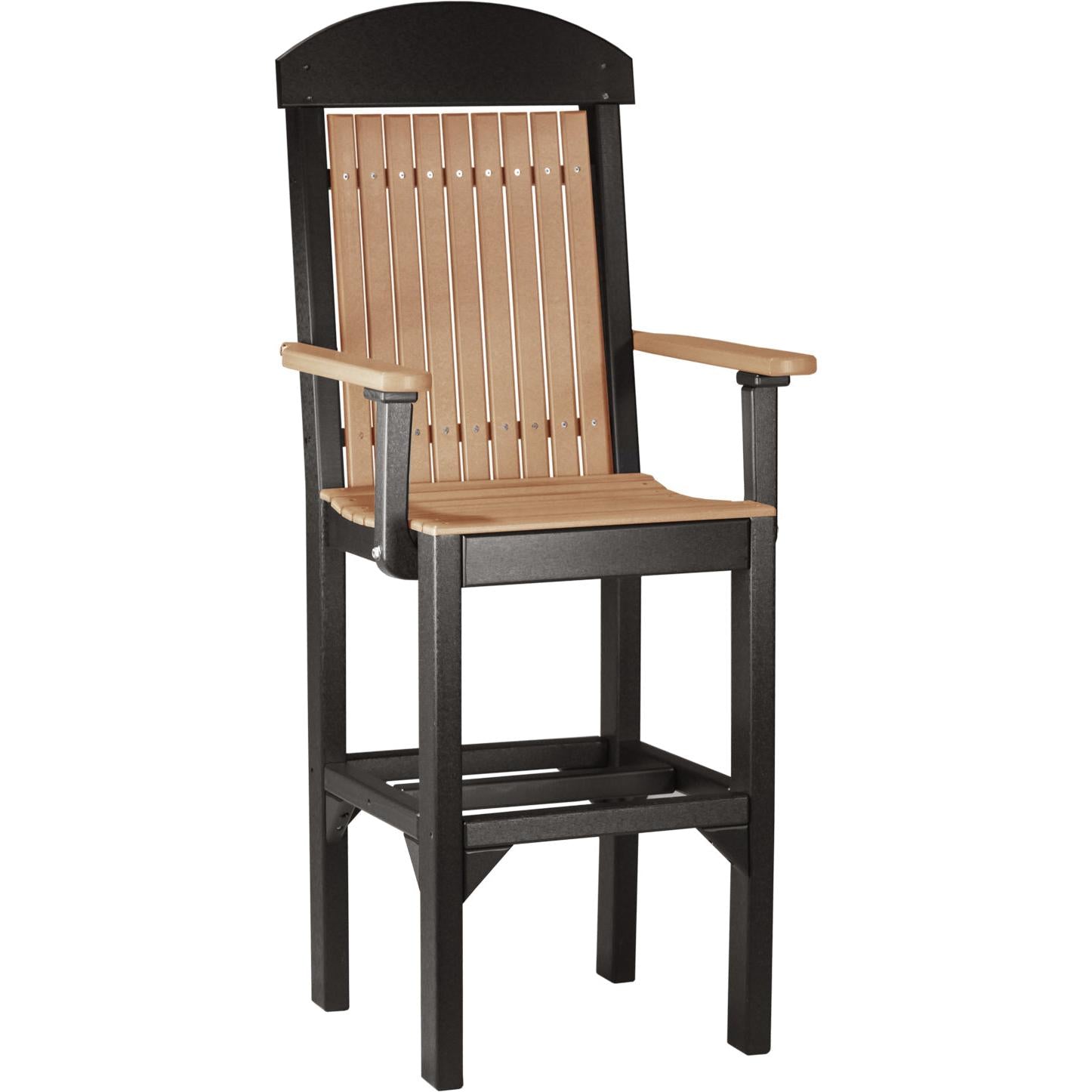 LuxCraft Classic Bar Height Arm Chair