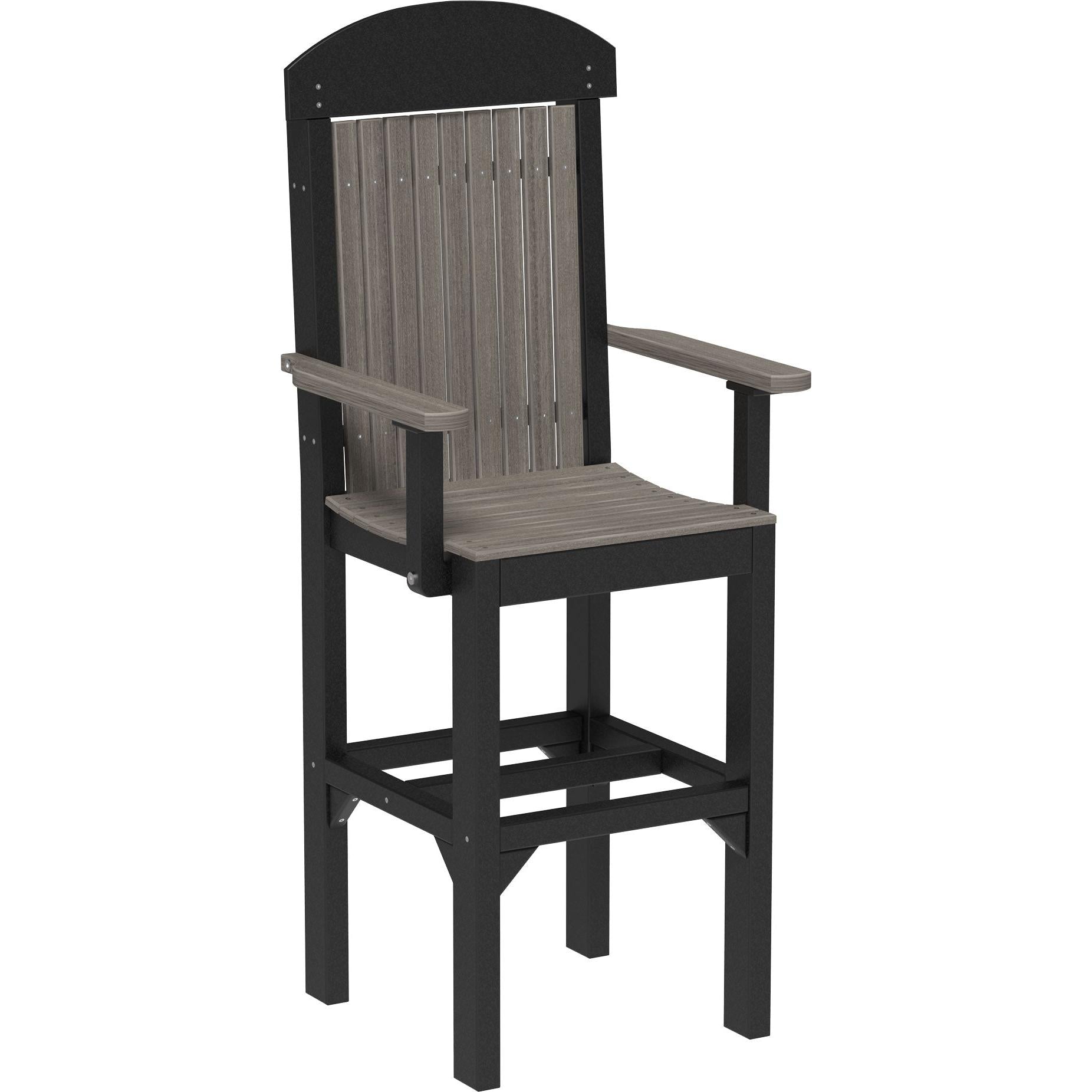 LuxCraft Classic Bar Height Arm Chair