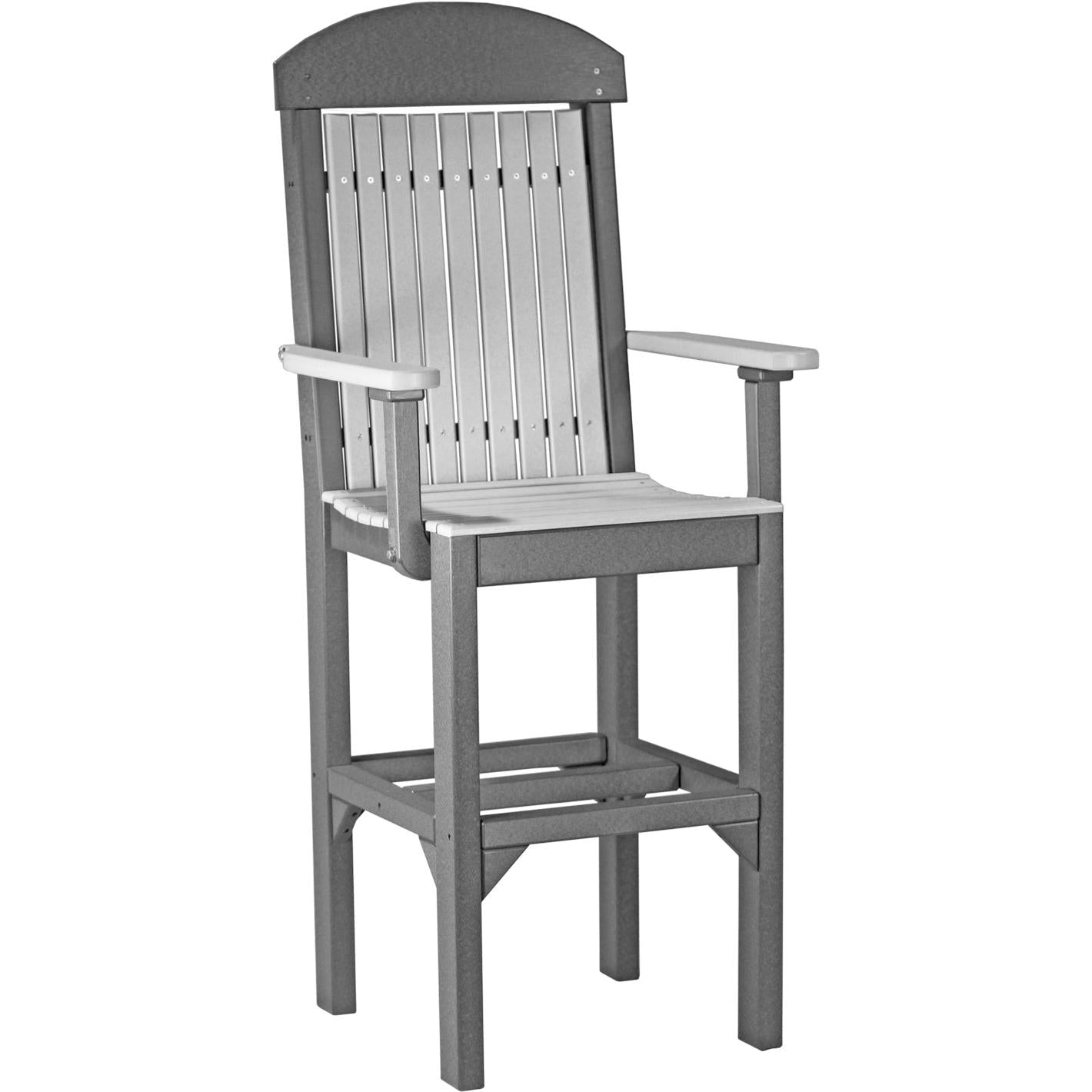 LuxCraft Classic Bar Height Arm Chair