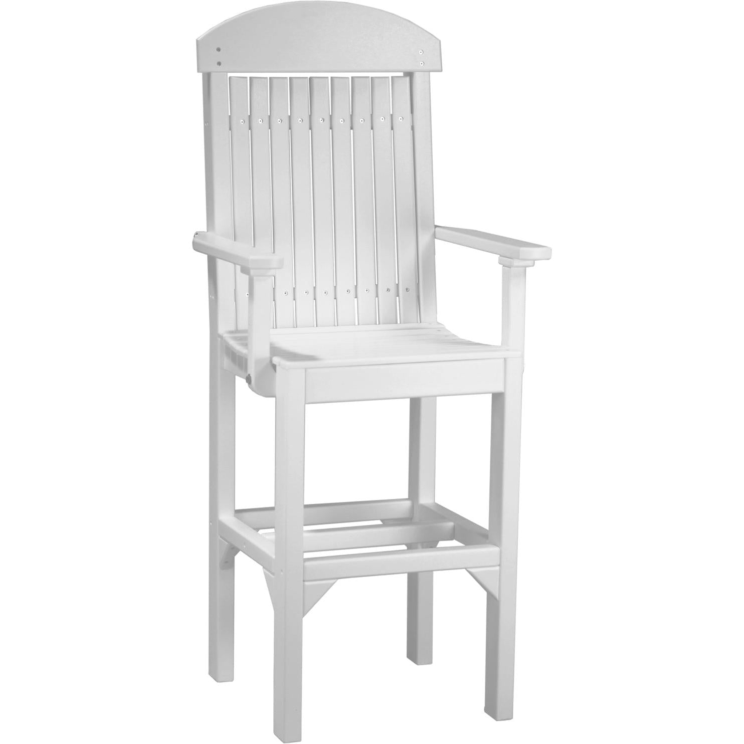 LuxCraft Classic Bar Height Arm Chair