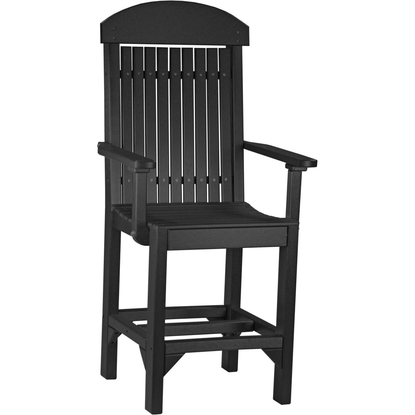 LuxCraft Classic Counter Height Arm Chair