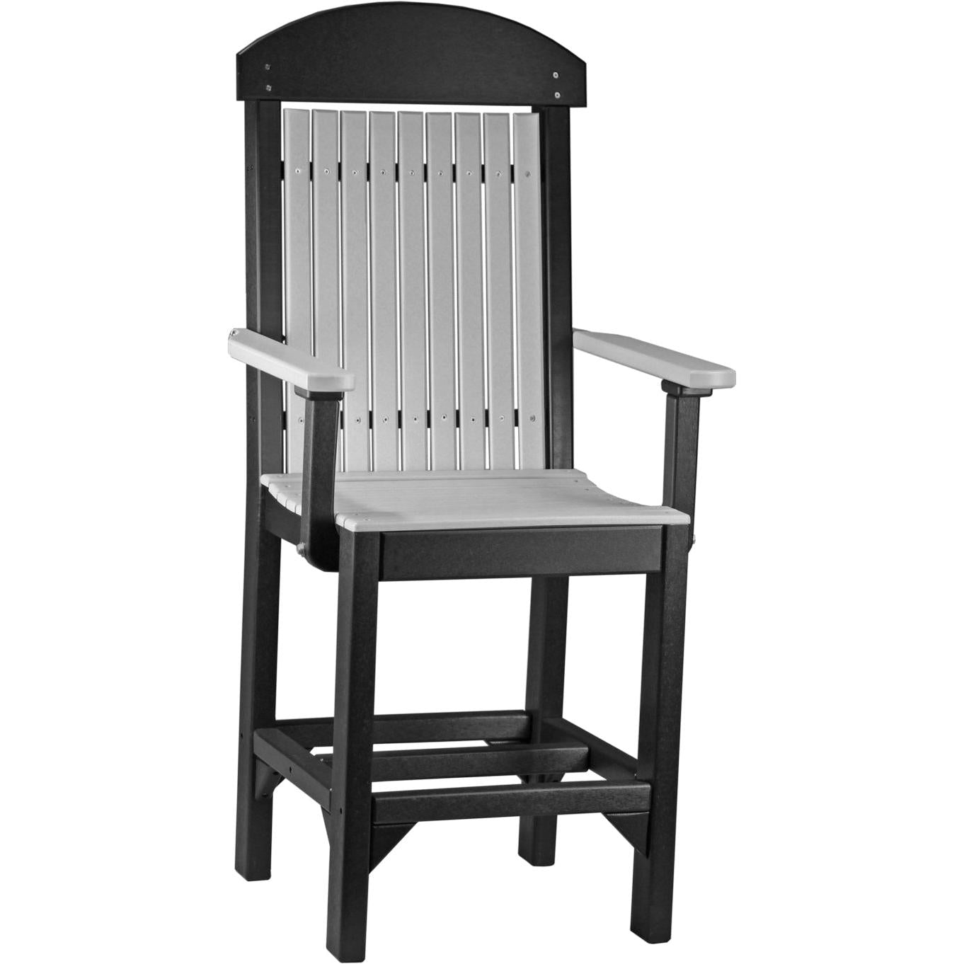 LuxCraft Classic Counter Height Arm Chair
