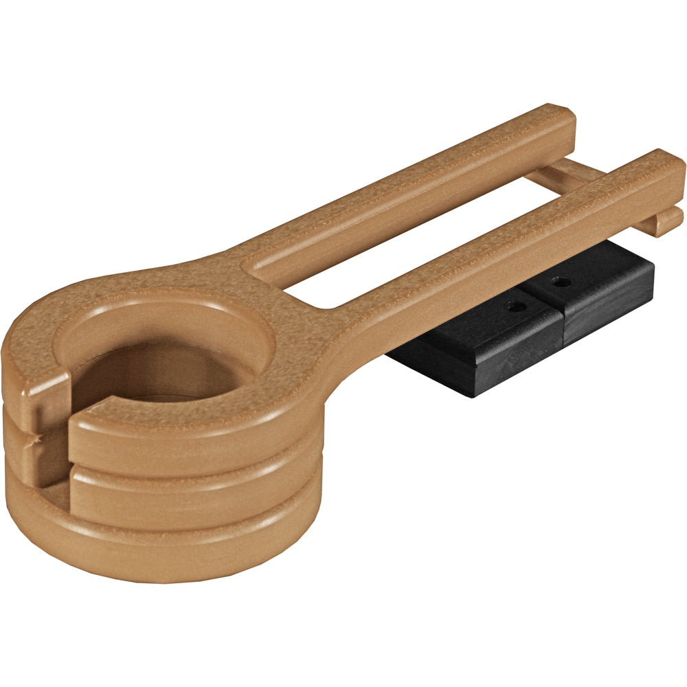 LuxCraft Cup Holder (Slideout) (PCH) - PCHCB Poly Cup Holder (Cedar & Black) Slideout