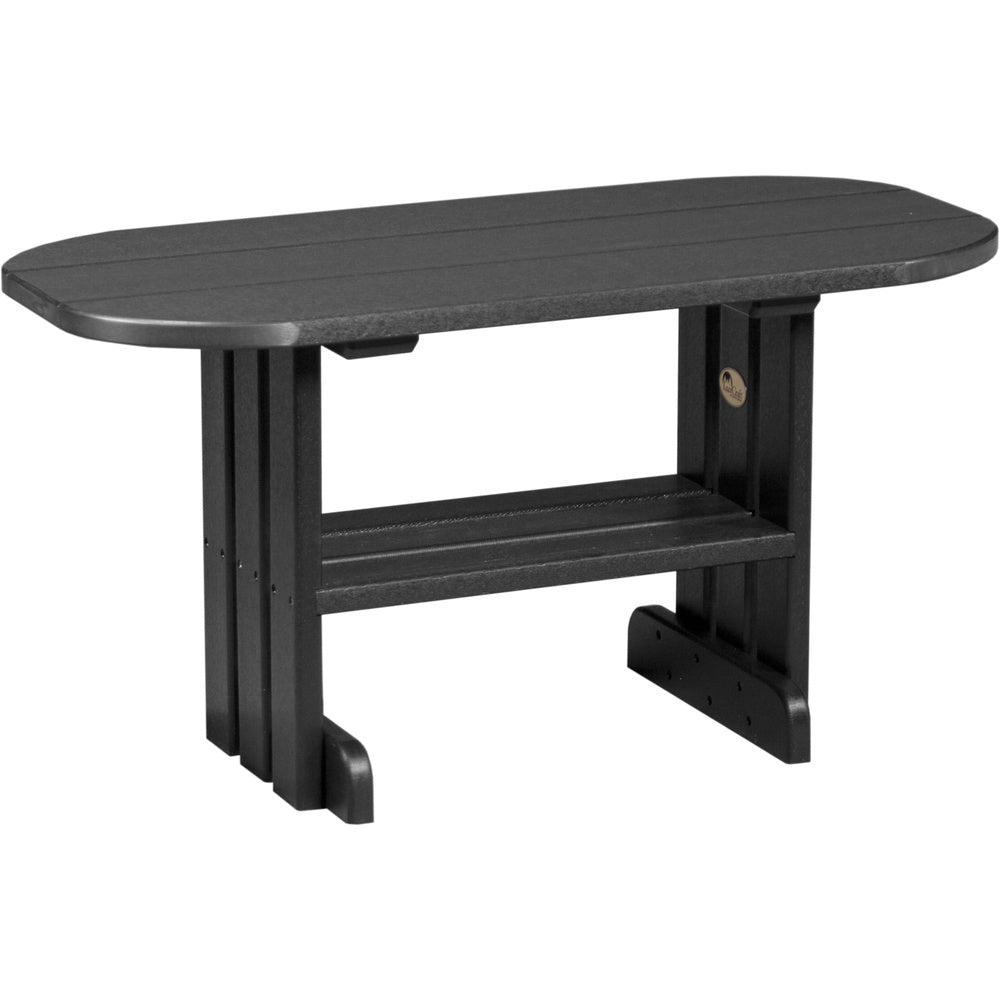 LuxCraft Coffee Table (PCT) - PCTBK Poly Coffee Table (Black)