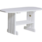 LuxCraft Coffee Table (PCT) - PCTW Poly Coffee Table (White)