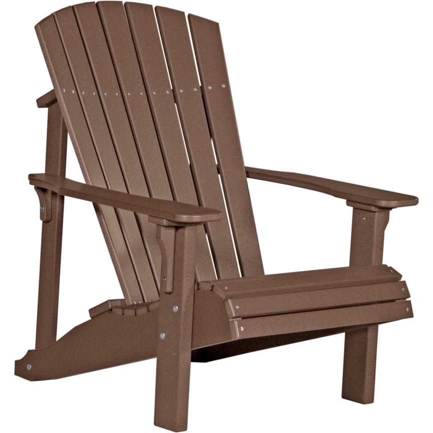 LuxCraft Deluxe Adirondack Chair Poly Outdoor