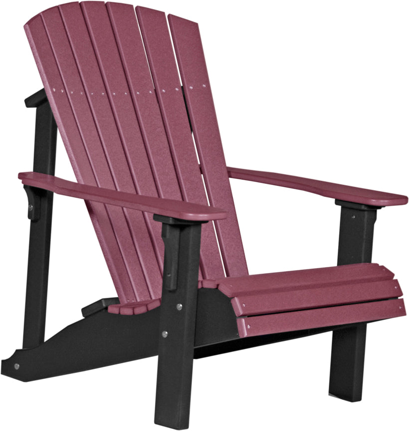 LuxCraft Deluxe Adirondack Chair Poly Outdoor