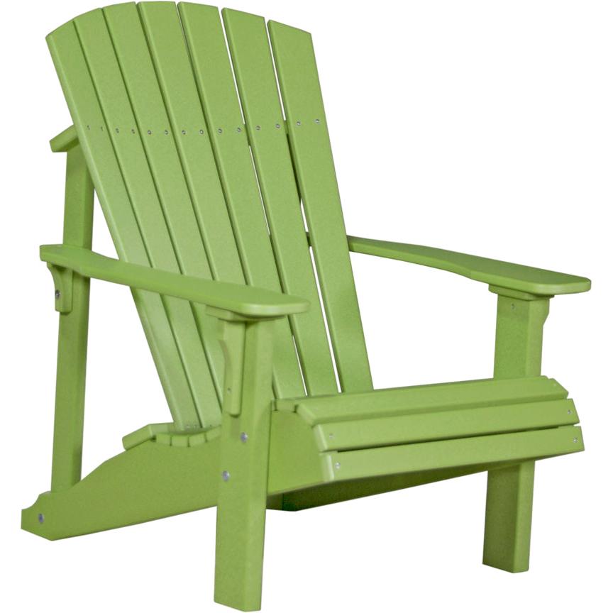 LuxCraft Deluxe Adirondack Chair Poly Outdoor