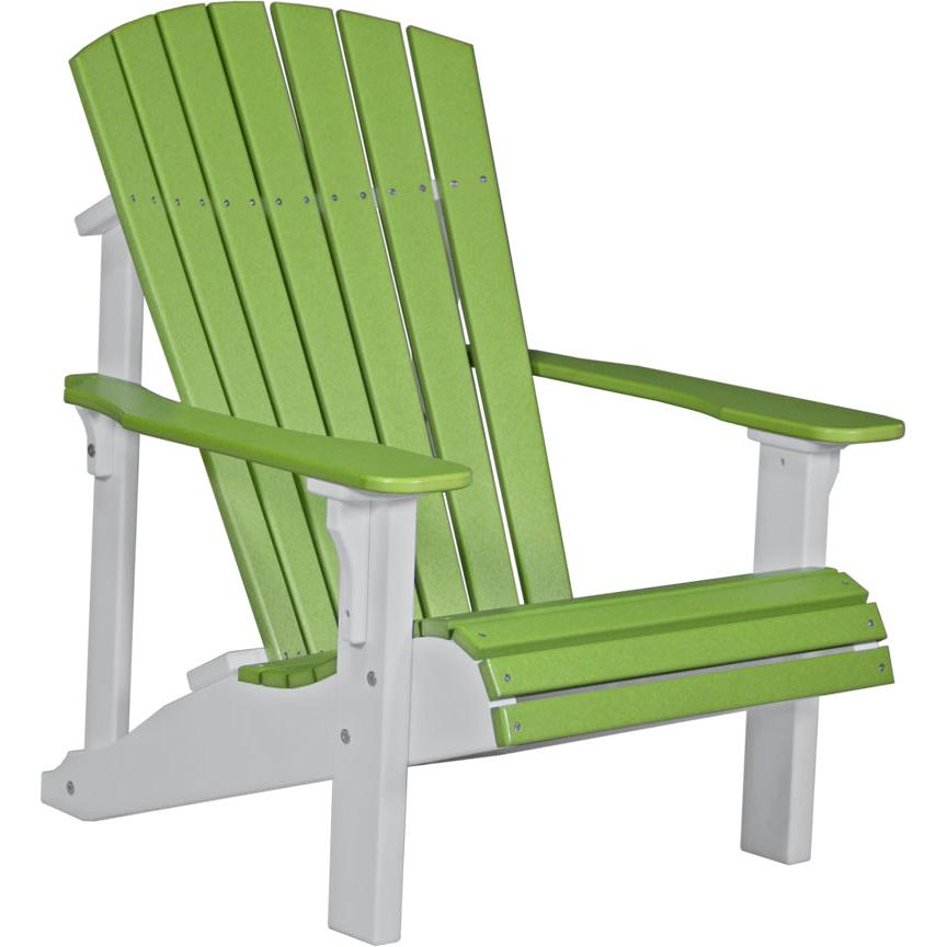 LuxCraft Deluxe Adirondack Chair Poly Outdoor