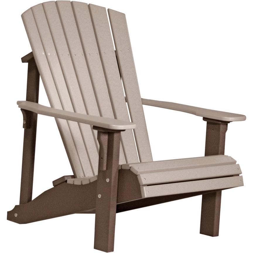 LuxCraft Deluxe Adirondack Chair Poly Outdoor