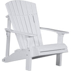 LuxCraft Deluxe Adirondack Chair (PDAC) - PDACW Poly Deluxe Adirondack Chair (White)