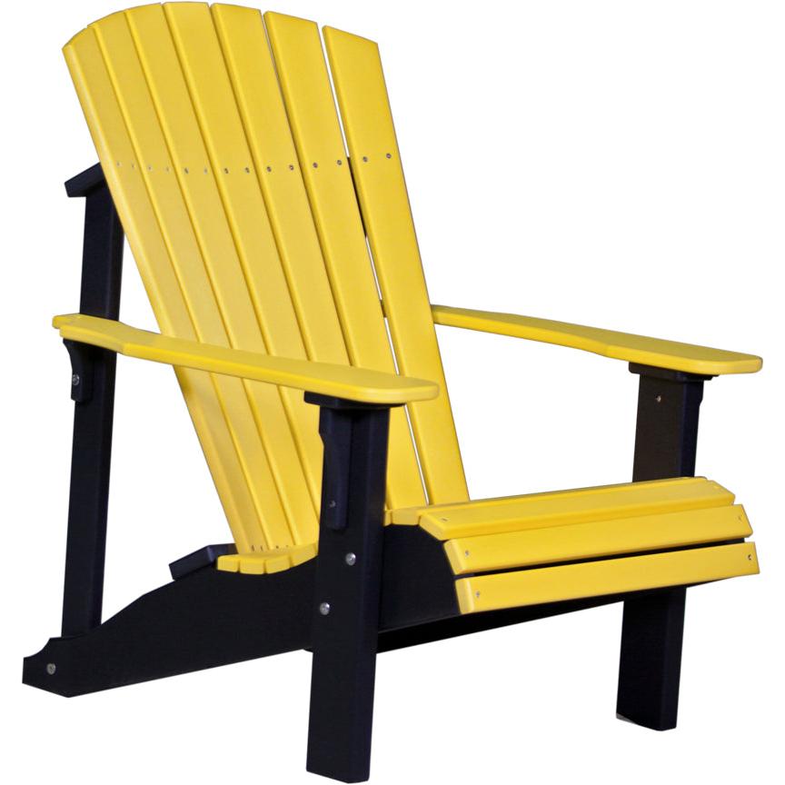 LuxCraft Deluxe Adirondack Chair Poly Outdoor