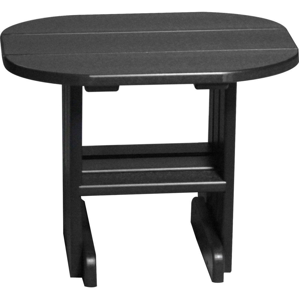 LuxCraft End Table (PET) - PETBK Poly End Table (Black)