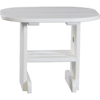LuxCraft End Table (PET) - PETW Poly End Table (White)