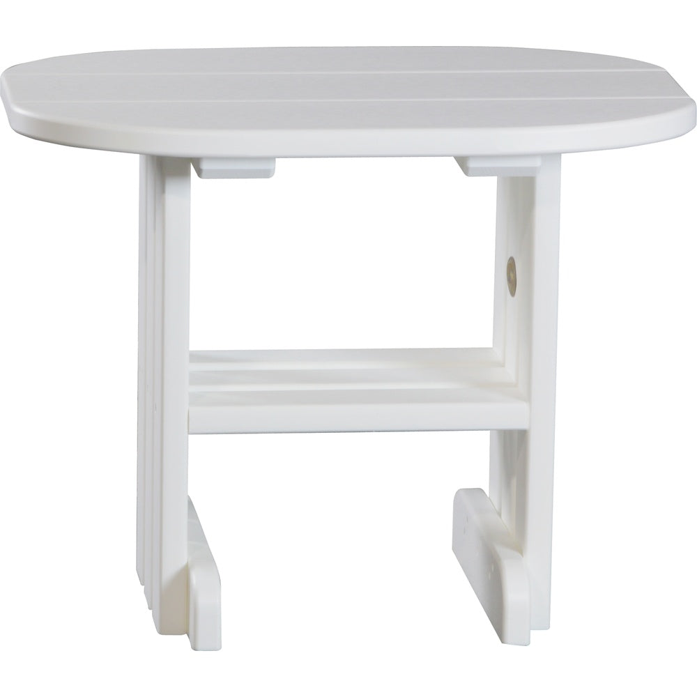 LuxCraft End Table (PET) - PETW Poly End Table (White)